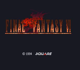 Final Fantasy VI: tela de título