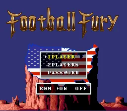 Football Fury: tela de título