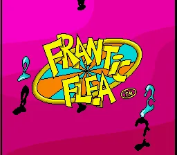 Frantic Flea: tela de título