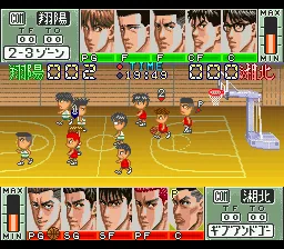 From TV Animation Slam Dunk 2 - IH Yosen Kanzen Ban!!: gameplay