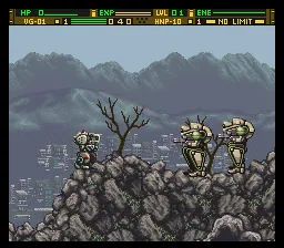 Front Mission Series - Gun Hazard: gameplay