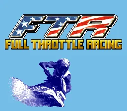 Full Throttle - All-American Racing: tela de título