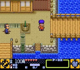 Ganbare Goemon 3 - Shishi Juurokubee no Karakuri Manjigatame: gameplay