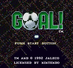 Goal!: tela de título