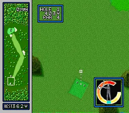 HAL's Hole in One Golf: gameplay