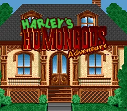 Harley's Humongous Adventure: tela de título