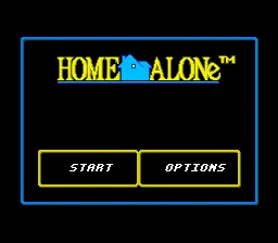Home Alone: tela de título