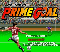 J.League Soccer - Prime Goal: tela de título