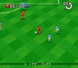 J.League Super Soccer '95 - Jikkyou Stadium: gameplay
