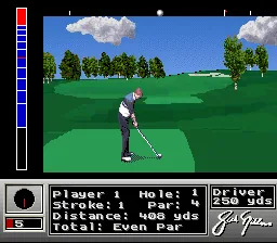 Jack Nicklaus Golf: gameplay
