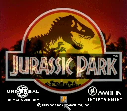 Jurassic Park: tela de título