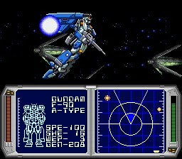 Kidou Senshi Gundam F91 - Formula Senki 0122: gameplay