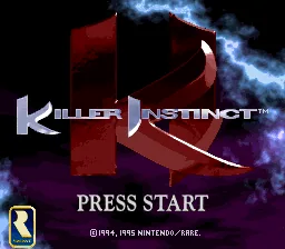 Killer Instinct: tela de título