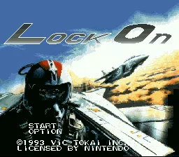 Lock On: tela de título