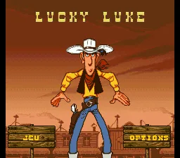 Lucky Luke: tela de título