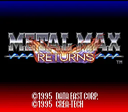 Metal Max Returns: tela de título
