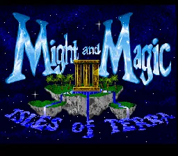 Might and Magic III - Isles of Terra: tela de título