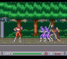 Mighty Morphin Power Rangers: gameplay