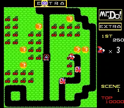 Mr. Do!: gameplay
