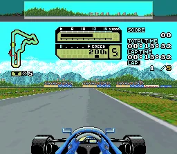 Nakajima Satoru Kanshuu - Super F-1 Hero: gameplay