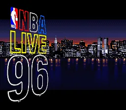 NBA Live 96: tela de título
