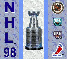 NHL 98: tela de título