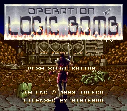 Operation Logic Bomb - The Ultimate Search & Destroy: tela de título