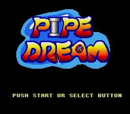 Pipe Dream: tela de título
