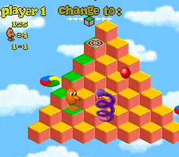 Q-bert 3: gameplay