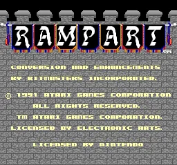 Rampart: tela de título