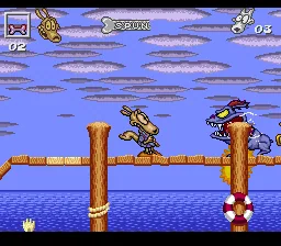 Rocko's Modern Life - Spunky's Dangerous Day: gameplay