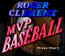 Roger Clemens' MVP Baseball: tela de título