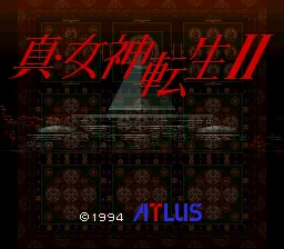 Shin Megami Tensei II: tela de título