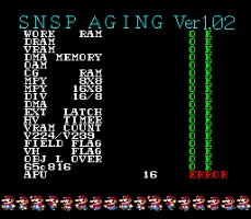 SNSP Aging Ver 1.02: tela de título