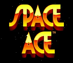 Space Ace: tela de título