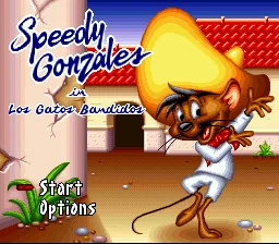 Speedy Gonzales - Los Gatos Bandidos: tela de título