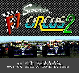 Super F1 Circus 2: tela de título