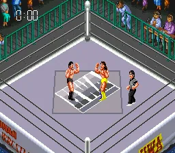 Super Fire Pro Wrestling III - Easy Type: gameplay