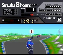 Suzuka 8 Hours: gameplay