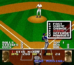 Tecmo Super Baseball: gameplay