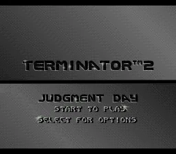 Terminator 2 - Judgment Day: tela de título