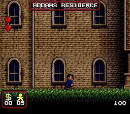 The Addams Family: gameplay