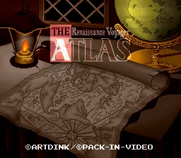The Atlas - Renaissance Voyager: tela de título