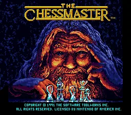 The Chessmaster: tela de título