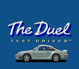 The Duel - Test Drive II: tela de título