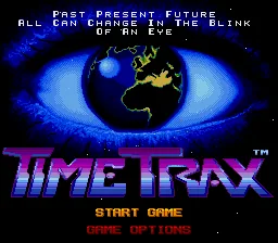Time Trax: tela de título