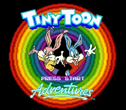 Tiny Toon Adventures: tela de título