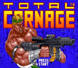 Total Carnage: tela de título