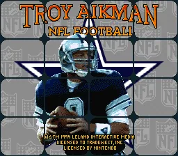 Troy Aikman NFL Football: tela de título