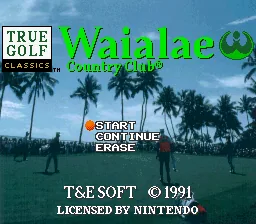 True Golf Classics - Waialae Country Club: tela de título